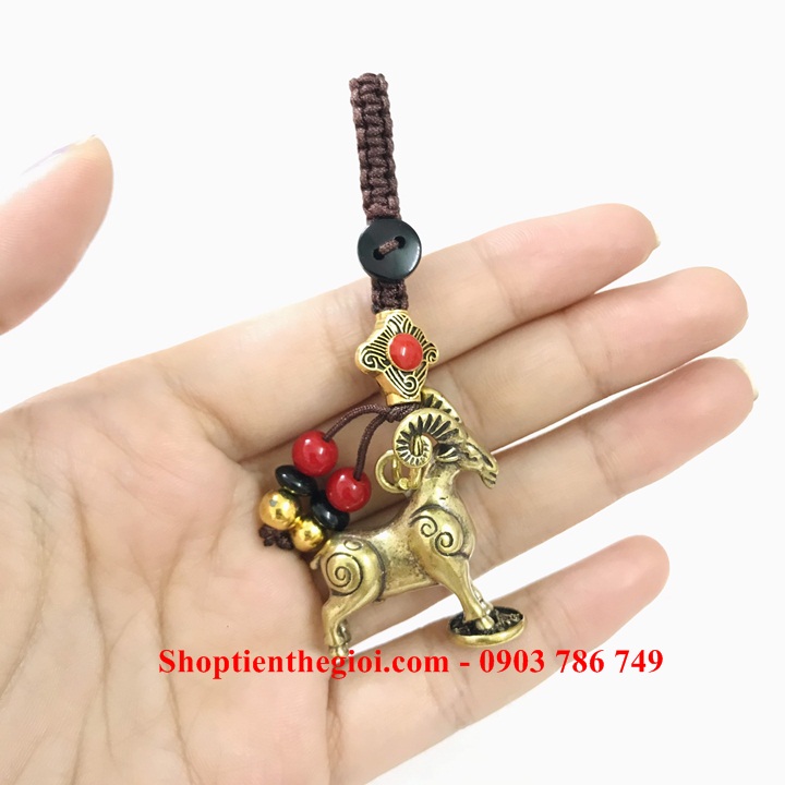 Móc Khóa Tượng Đồng Con Dê - SP005220
